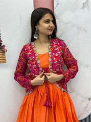 Festival Special Pure Chinon Silk Lehenga Choli