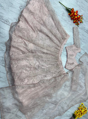 Beautiful Most Trending Premium Soft Organza Silk Embellished With Thread Embroidery Lehenga Choli