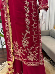Festive Special Georgette Thread With Sequence Work Salwar Suit