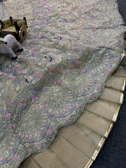 Wedding Special Soft Butterfly Net Coding Sequence Work Lehenga Choli