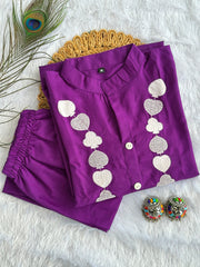 Elegance Summer Special Embroidery Work Co set