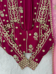 Beautiful Festive Wear Georgette Thread With Sequence Lehenga