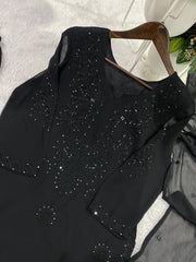 Wedding Special Georgette Embroidery Work Sarara Set