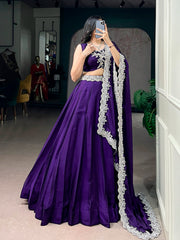 Festive Special Rangoli Silk Tube Beads With Sequence Embroidery Work Lehenga Choli