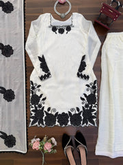Beautiful Fendy Silk Thread With Sequence Work Suit