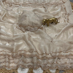 Beautiful Pure Fandy Sattin Silk Saree