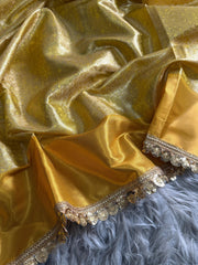South Indian Special Soft Silk Banarsi Hand-loom Work Saree
