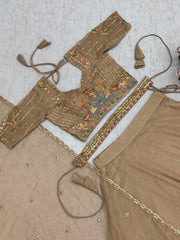 Festive Special Crunchy Embroidery Moti With Sequence & Thread Work Lehenga Choli
