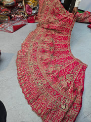 Royal Heritage With Intricate Zari Work Bridal Lehenga Choli