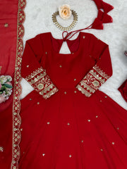 Trending Georgette Thread With Sequence Work Gown