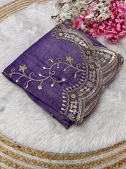 Beautiful Foil Gotapatti Work Saree
