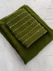 Beautiful Rangoli Crush Saree