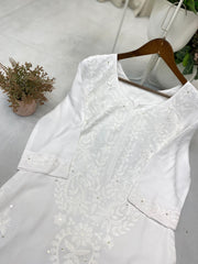Beautiful Rayon Sequence & Embroidery Work Salwar Suit