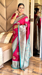 Beautiful Soft & Elegant With Rich & Vibrant Colour Combination Saree