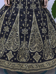 Beautiful Designer Jalpari Silk Sequence & Zari Embroidery Work Lehenga Choli