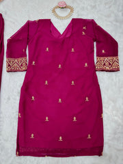 Party-wear Georgette Designer Sharara Suit
