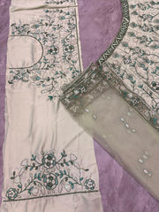 Beautiful Quality Diamond Silk Embroidery Sequins Work Lehenga Choli