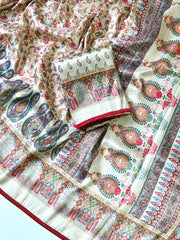 Beautiful Soft Silk Printed Work Saree