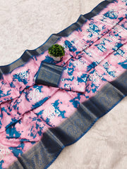 Beautiful Soft Dola Silk Digital Printed Saree