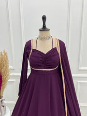 Festive Special Georgette Fancy Designer Anarkali Gown