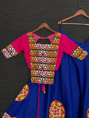 Navratri Special Cotton Embroidery Work Lehenga choli