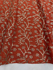 Ethnic Georgette Thread & Sequence Work Gown With Palazzo Set