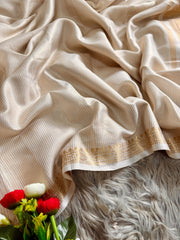 Traditional Stunning Kasavu Rich Zari Border Work Saree