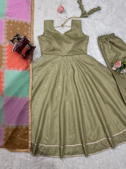 Stylish Jalpari Silk Gown