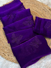 Beautiful Space Beads & Sequence Work Saree