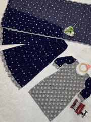 Party-wear Georgette Thread With Sequence Work Suit