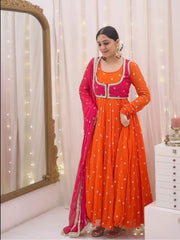 Festival Special Georgette Thread & Sequence Work Anarkali Suit
