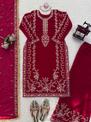Festive Special Georgette Thread With Sequence Work Salwar Suit