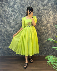 Festival Special Pure Soft Kota Doriya Gown