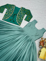 Festival Special Pure Chinon Silk Lehenga Choli