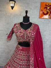 Engagement Special Twinkle Silk Coding Sequence Work Lehenga Choli