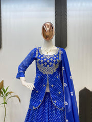 Beautiful Georgette Printed Big Fliar Lehenga Choli