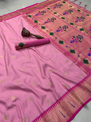 Beautiful Soft Kanchivaram Pethani Silk Saree