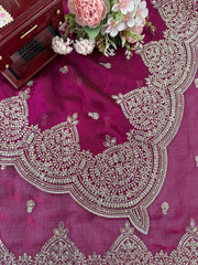 Wedding Special Elegance Redefined Fendy Chiffon Saree