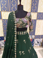 Designer Party Were Sequence Embroidery Work Lehenga Choli