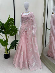 Pretty Pink Jimmy Choo Beautiful Designer Saree