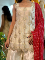 Party wear Designer Soft Chinon Embroidery Thread  & Sequence Work Suit