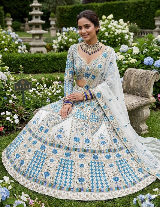 Beautiful Embroidery Sequence Work Lehenga Choli
