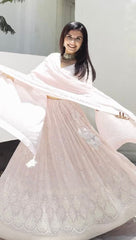 Beautiful Designer Georgette Sequence & Thread Work Lehenga Choli