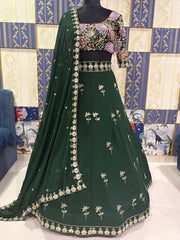 Designer Party Were Sequence Embroidery Work Lehenga Choli