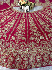 Attritive Embroidery Real mirror Work Lehenga Choli