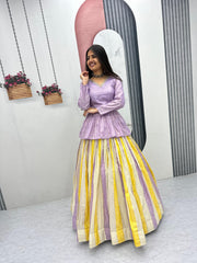 Festive Special Jacquard Silk Lehenga Choli