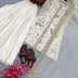 Designer Pure Fendi Silk Embroidery Work Sarara Set