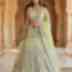 Wedding Special Butterfly Net Foil Mirror Sequence Work Lehenga Choli