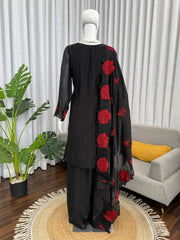 Beautiful Party-wear Fendy Silk Thread Work Salwar Suit
