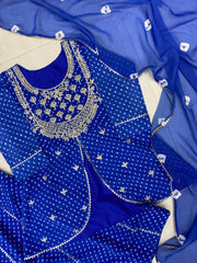Beautiful Georgette Printed Big Fliar Lehenga Choli